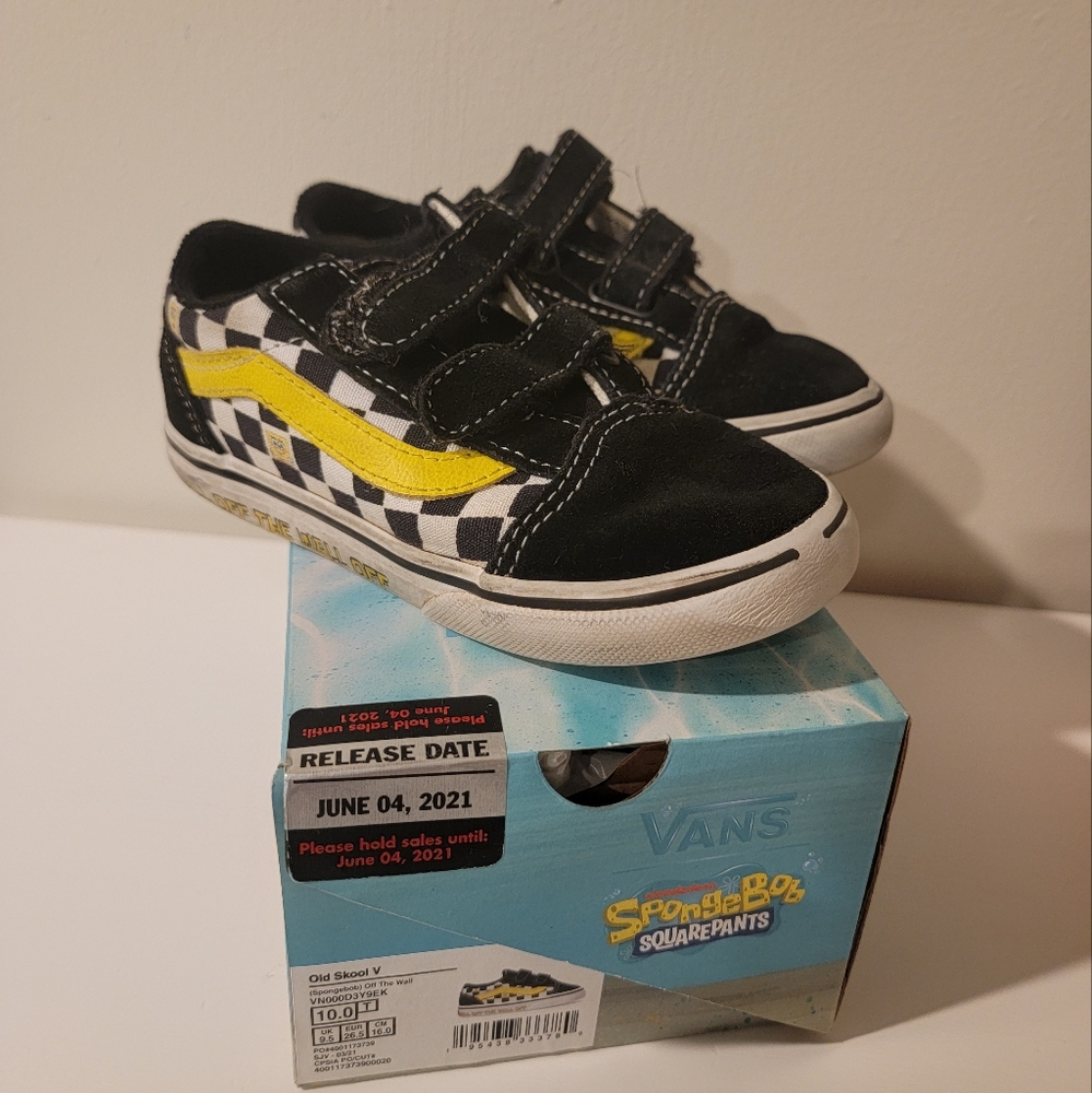 Old Skool-SpongeBob-Vans-size 10